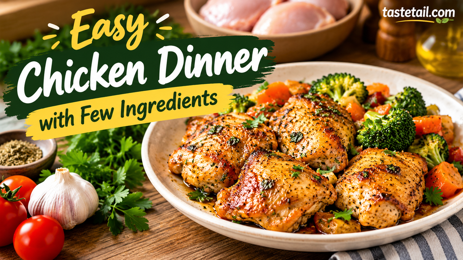 Easy Chicken Dinner with Few Ingredients