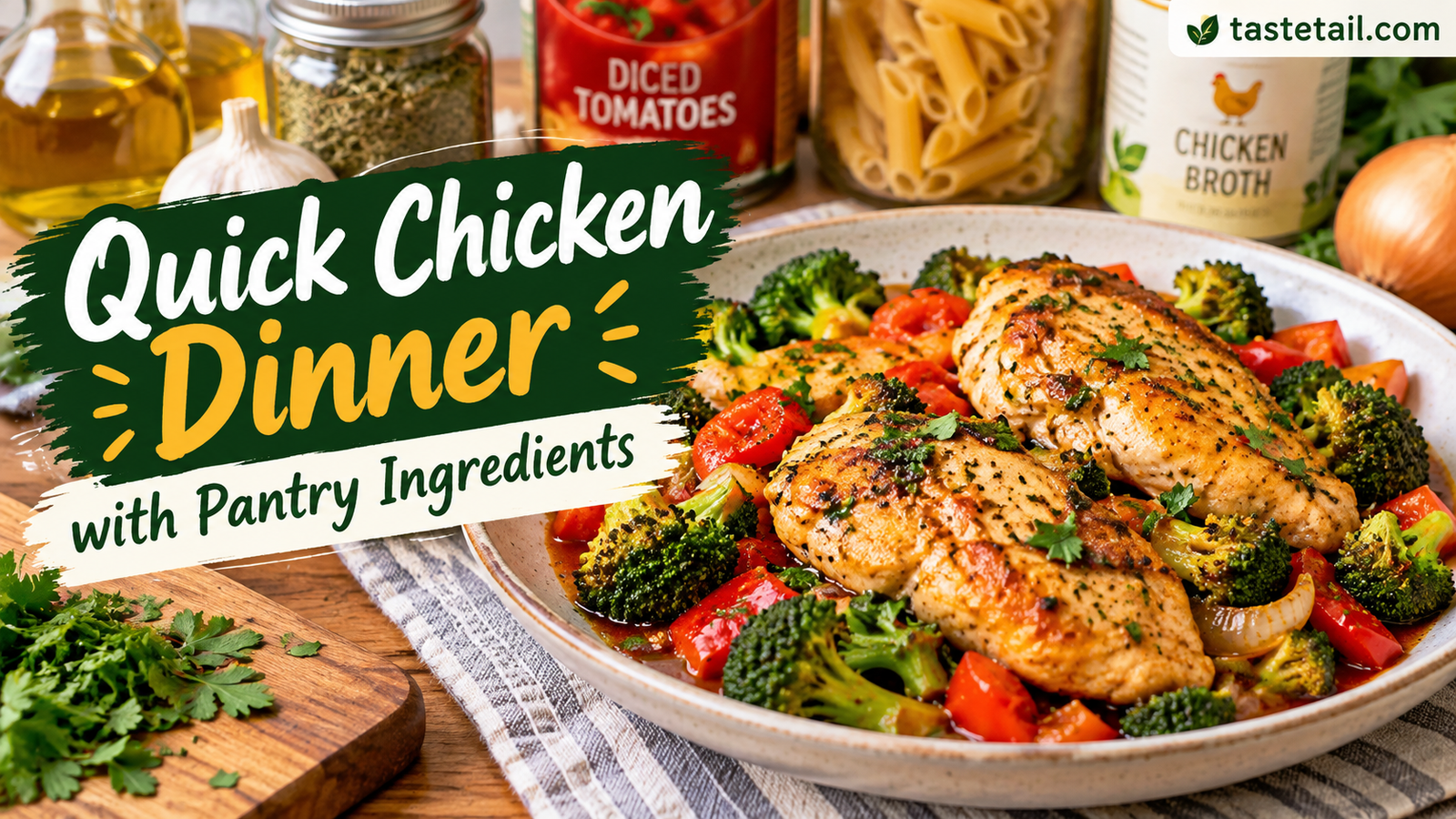Quick Chicken Dinner with Pantry Ingredients: Easy, Flavorful Meals for Busy Nights