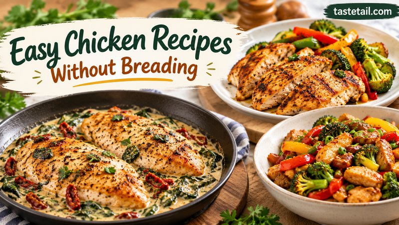 Easy Chicken Recipes Without Breading: Simple, Flavorful Meals for Every Day