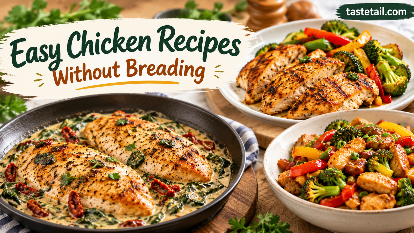 Easy Chicken Recipes Without Breading: Simple, Flavorful Meals for Every Day