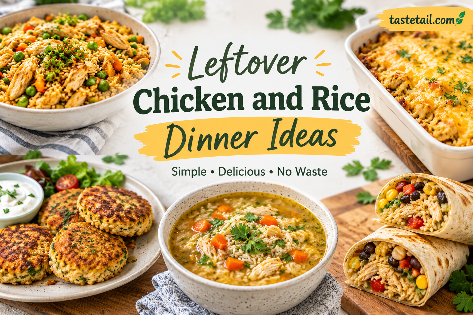 Leftover Chicken and Rice Dinner Ideas: Easy, Delicious Meals for Busy Nights