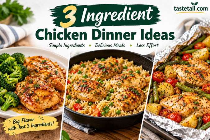 3 Ingredient Chicken Dinner Ideas: Easy, Delicious Meals for Busy Nights