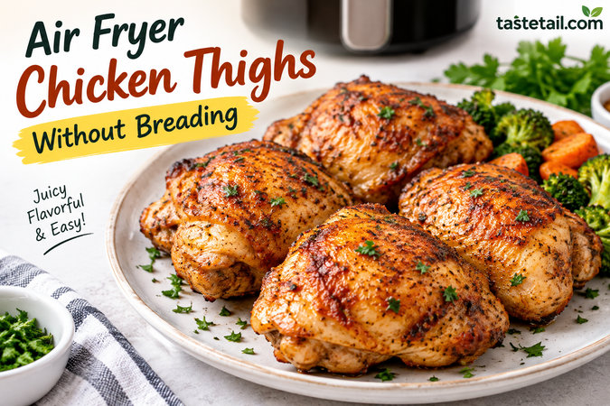 Air Fryer Chicken Thighs Without Breading