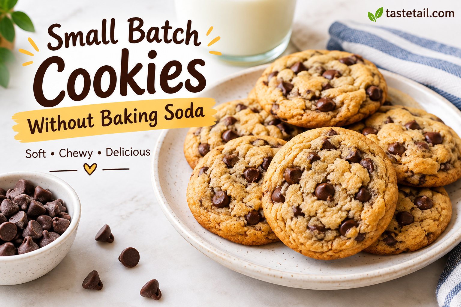 Small Batch Cookies Without Baking Soda